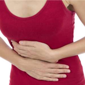 woman with cramps