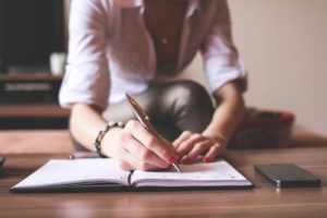 writing in journal