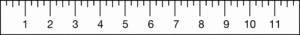 10 inch ruler