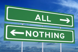all or nothing thinking 