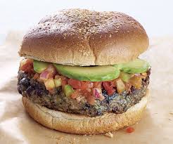 black bean burger