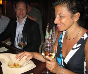 wine and snacks