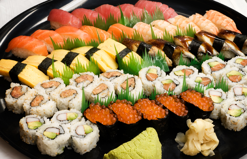 calories in sushi