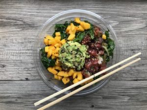 sweet catch poke bowl