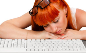 tired woman