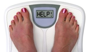 weight on scale