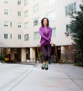Martha McKittrick jump roping