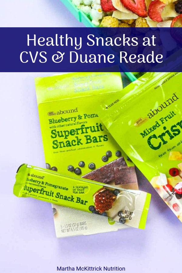 Healthy Snacks at CVS and Duane Reade | Martha McKittrick Nutrition