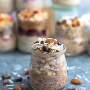 Almond Joy Overnight Oats