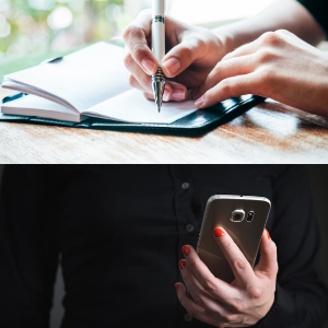food journal vs app